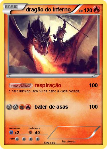 Pokemon dragão do inferno