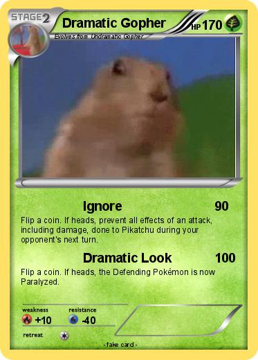Pokemon Dramatic Gopher