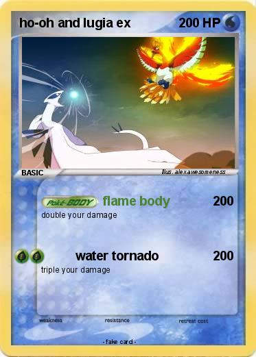 Pokemon ho-oh and lugia ex