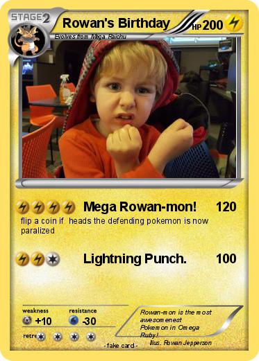 Pokemon Rowan's Birthday