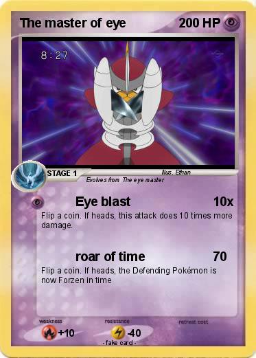 Pokemon The master of eye
