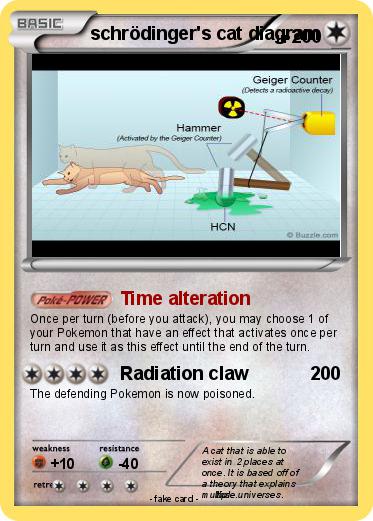 Pokemon schrödinger's cat diagram