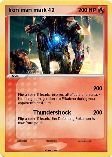 Pokemon Iron man mark 42