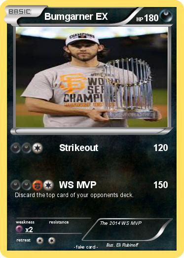 Pokemon Bumgarner EX