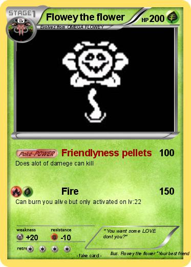 Pokemon Flowey the flower