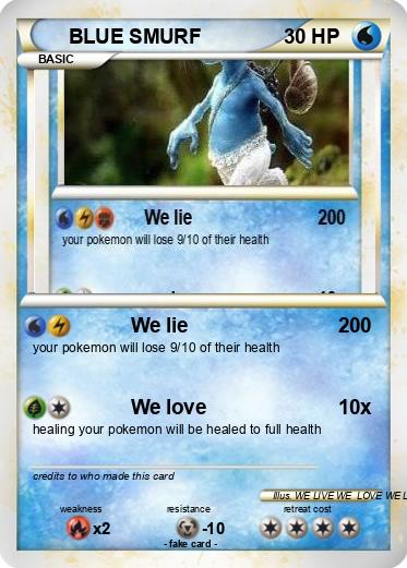 Pokemon BLUE SMURF