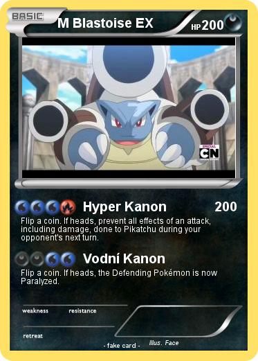 Pokemon M Blastoise EX