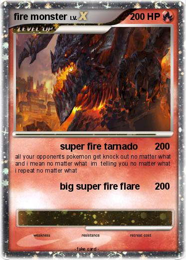 Pokemon fire monster