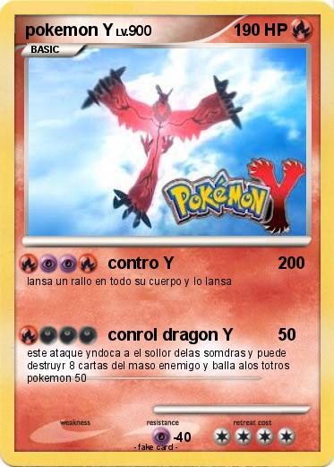 Pokemon pokemon Y