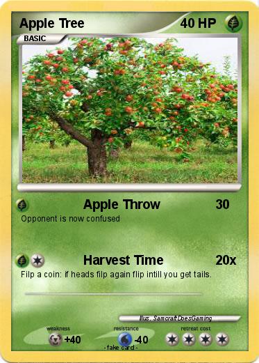 Pokemon Apple Tree
