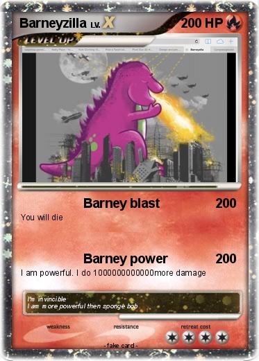 Pokemon Barneyzilla