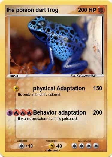 Pokemon the poison dart frog