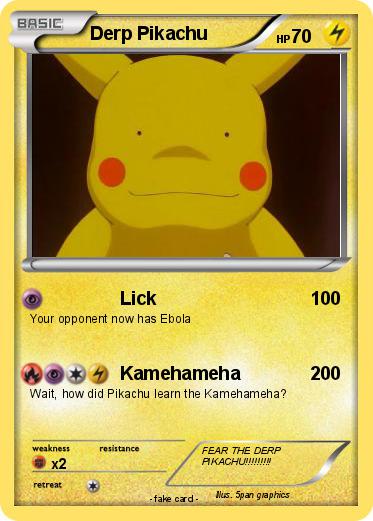 Pokemon Derp Pikachu