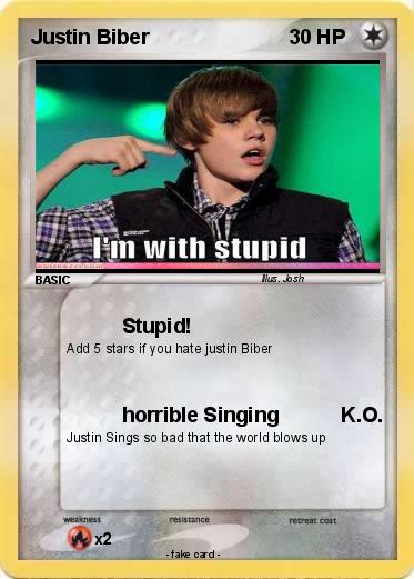 Pokemon Justin Biber