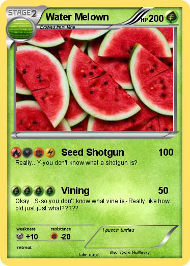 Pokemon Water Melown