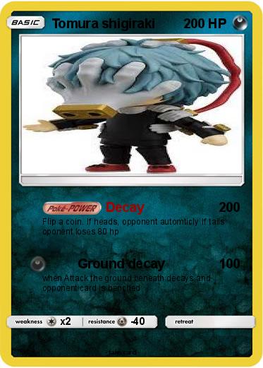 Pokemon Tomura shigiraki