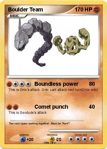 Pokemon Boulder Team