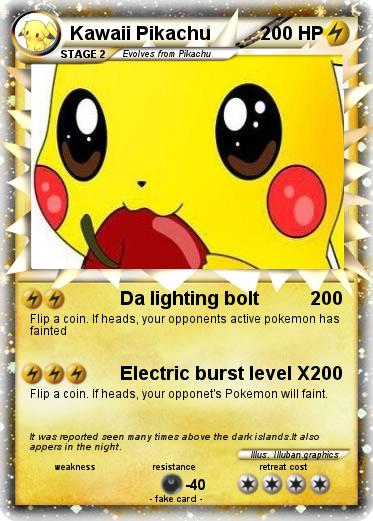 Pokemon Kawaii Pikachu