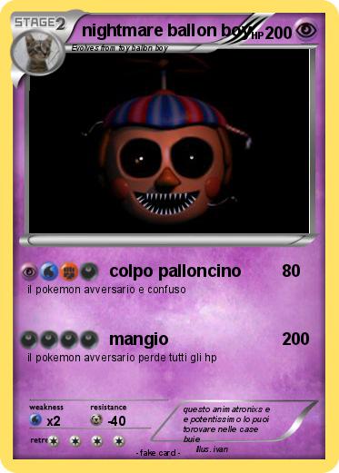 Pokemon nightmare ballon boy