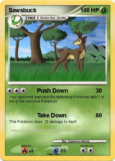 Pokemon Sawsbuck