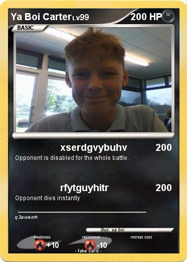 Pokemon Ya Boi Carter