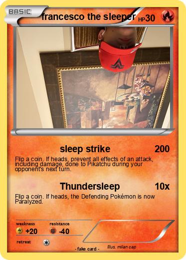 Pokemon francesco the sleeper