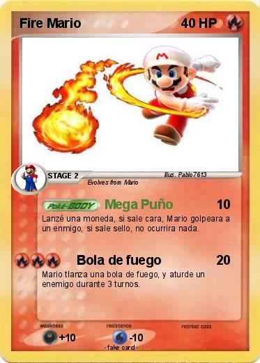 Pokemon Fire Mario