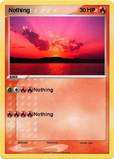Pokemon Nothing