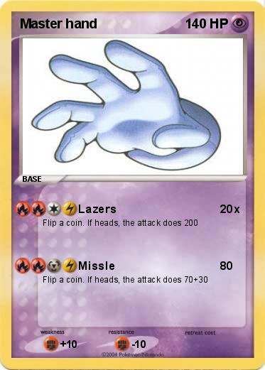 Pokemon Master hand