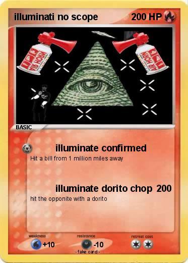 Pokemon illuminati no scope