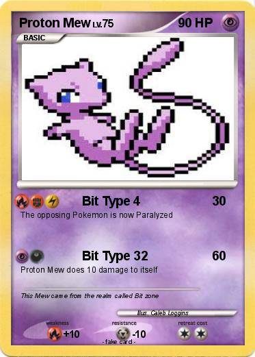 Pokemon Proton Mew