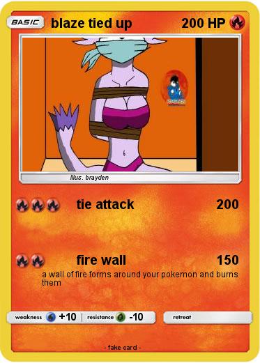 Pokemon blaze tied up