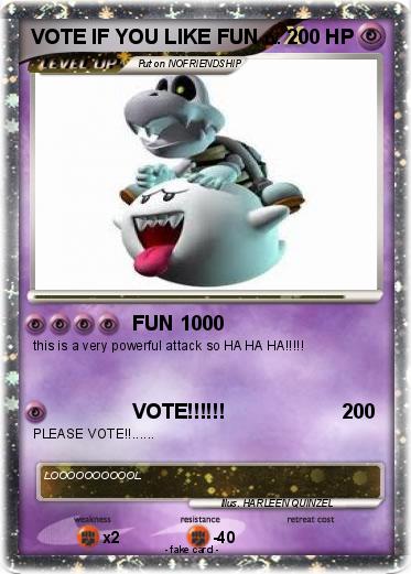 Pokemon VOTE IF YOU LIKE FUN