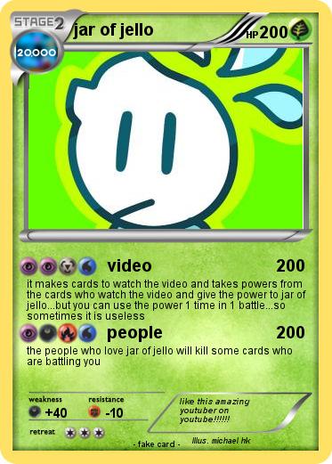 Pokemon jar of jello