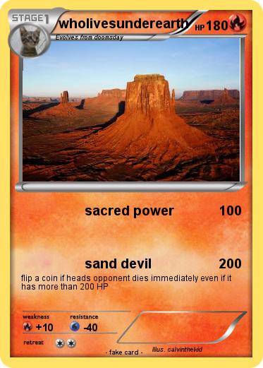 Pokemon wholivesunderearth