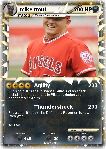 Pokemon mike trout