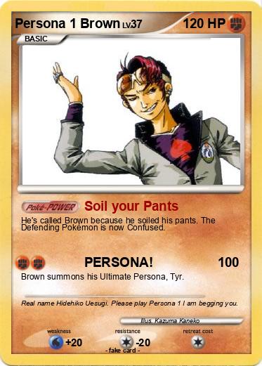 Pokemon Persona 1 Brown