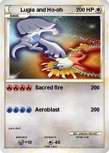 Pokemon Lugia and Ho-oh
