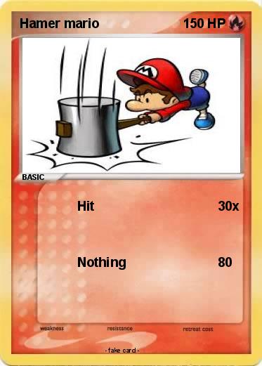 Pokemon Hamer mario