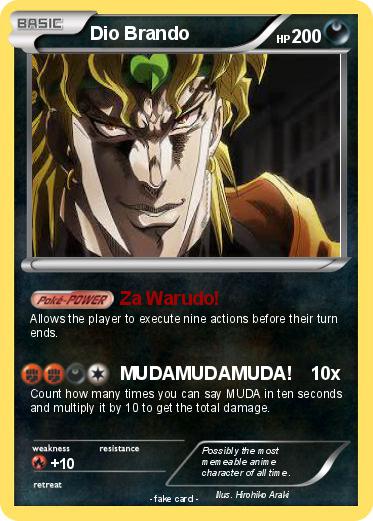 Pokemon Dio Brando