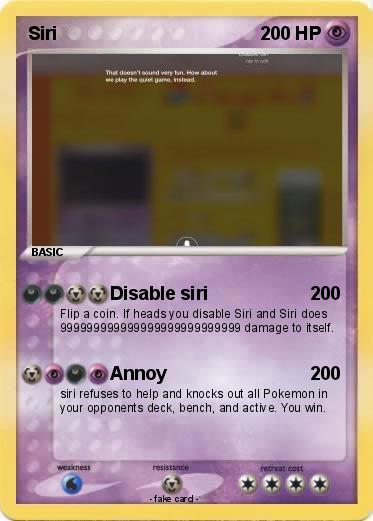 Pokemon Siri