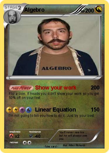 Pokemon Algebro