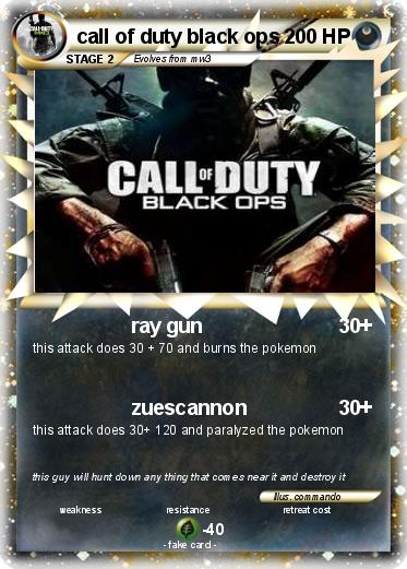 Pokemon call of duty black ops