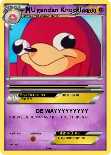 Pokemon Ugandan Knuckles