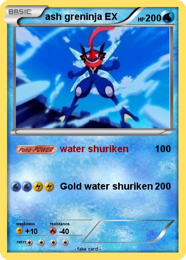 Pokemon ash greninja EX