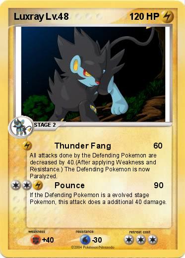 Pokemon Luxray Lv.48