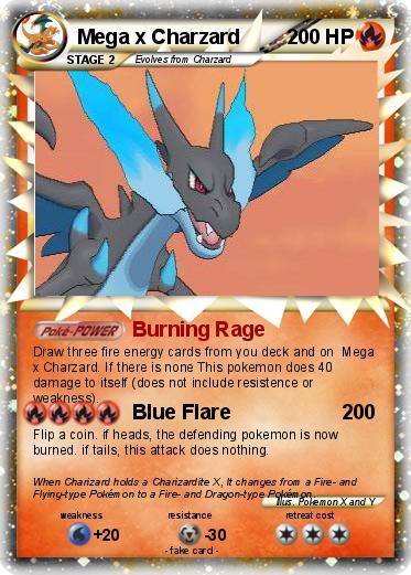 Pokemon Mega x Charzard