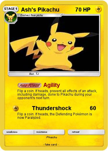 Pokemon Ash's Pikachu