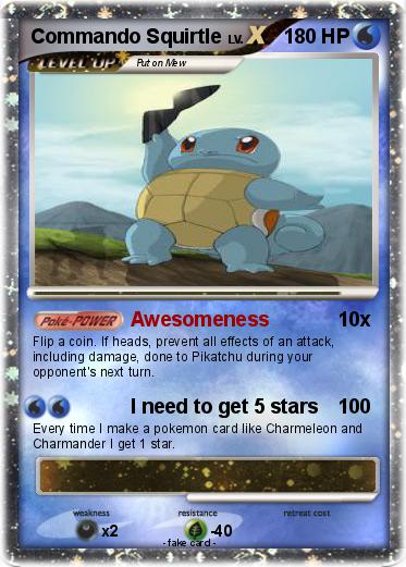 Pokemon Commando Squirtle