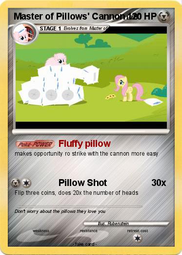 Pokemon Master of Pillows' Cannon